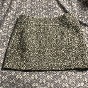 Elegant Black and White Patterned Skirt